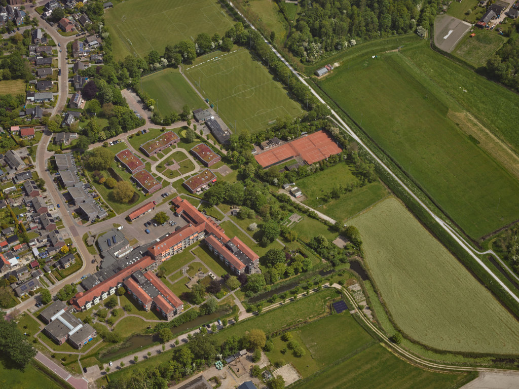 Luchtfoto van Woonzorgcentrum Foswert